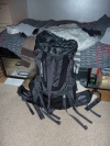 A still empty backpack. Let's fill 'er up, John!